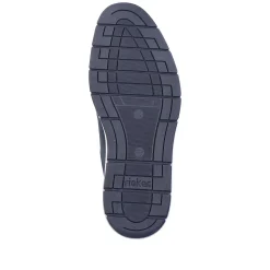 Rieker Mænds Snoresko Marinebla-Orange