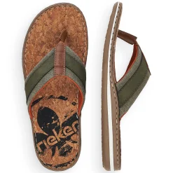 Rieker Mænds Taseparator Olivengron