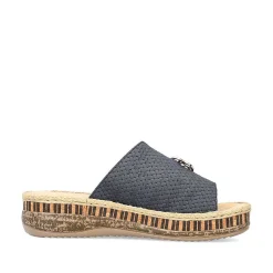 Rieker Muldyr Marinebla Til Kvinder