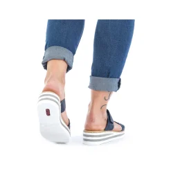 Rieker Muldyr Marinebla Til Kvinder