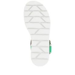 Rieker Sandaler Med Stropper Til Kvinder Smaragdgron Metallic