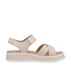 Rieker Sandaler Med Stropper Til Kvinder Cremebeige