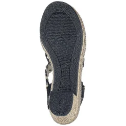 Rieker Sandaler Med Stropper Til Kvinder Kulsort