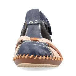 Rieker Sandaler Med Stropper Til Kvinder Marinebla-Beige