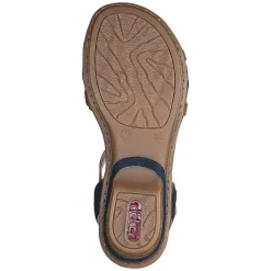 Rieker Sandaler Med Stropper Til Kvinder Havbla-Brun