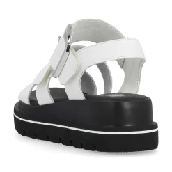 Rieker Sandaler Med Stropper Til Kvinder Pearl White