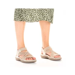 Rieker Sandaler Med Stropper Til Kvinder Cremebeige