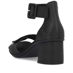 Rieker Sandaler Med Stropper Til Kvinder Kulsort
