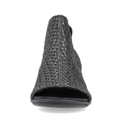 Rieker Sandaler Med Stropper Til Kvinder Kulsort