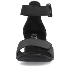 Rieker Sandaler Med Stropper Til Kvinder Kulsort