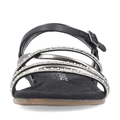 Rieker Sandaler Med Stropper Til Kvinder Kulsort