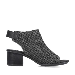 Rieker Sandaler Med Stropper Til Kvinder Kulsort