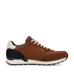 Rieker Sneaker Til Mænd Low Nut-Brown Ocean-Blue