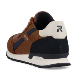Rieker Sneaker Til Mænd Low Nut-Brown Ocean-Blue