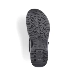 Rieker Trekkingsandaler Til Mænd Asfalt Sort