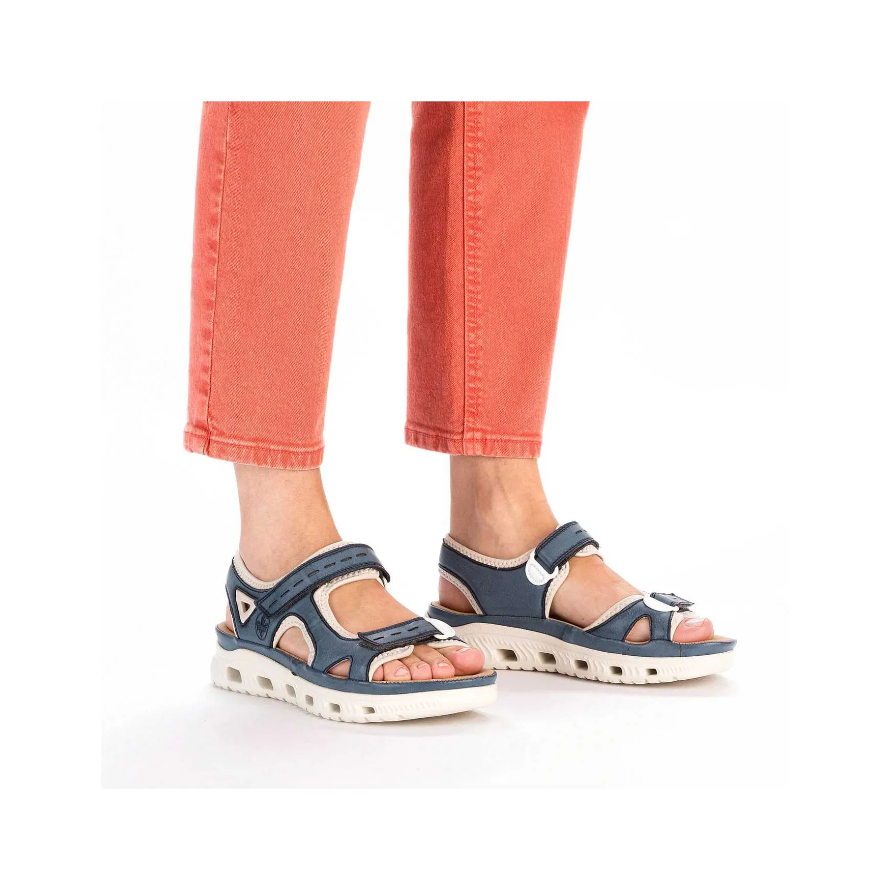 Rieker Trekkingsandaler Til Kvinder Skiferbla