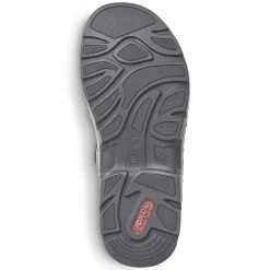 Rieker Trekkingsandaler Til Mænd Asfaltgra