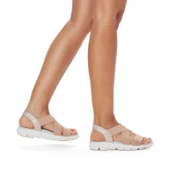 Rieker Trekkingsandaler Til Kvinder Peach