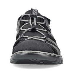 Rieker Trekkingsandaler Til Mænd Grafit Sorte