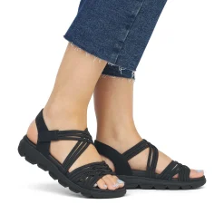 Rieker Trekkingsandaler Til Kvinder Midnight Black