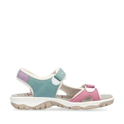 Rieker Trekkingsandaler Til Kvinder Hvid-Flerfarvede