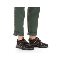 Rieker Trekkingsandaler Til Mænd Grafit Sorte